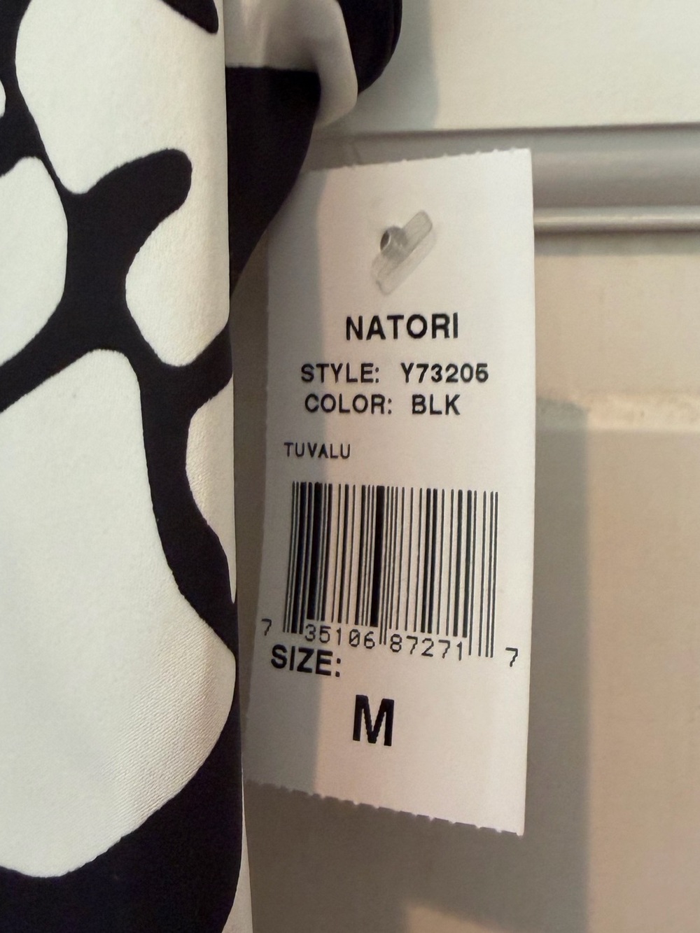 NWT Natori Tuvala Gown - Sleeveless Black & White Floral Maxi Dress - Picture 9 of 10